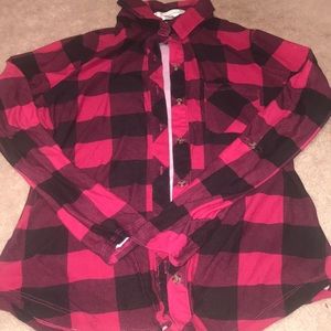 Long sleeve plaid shirt